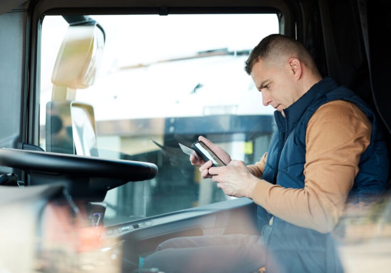 Carrier using echo technology in cab of truck.